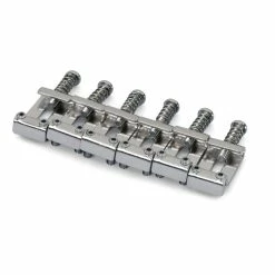 Traditional Tremolo Saddles For Strat, Chrome, Set Of 6 - StewMac