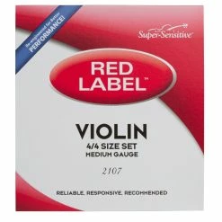 Red Label Super-Sensitive Violin Strings - StewMac