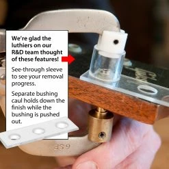 Tuner Bushing Press - StewMac -Strings + Accessories Shop 0460 4 3000