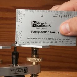 String Action Gauge - StewMac -Strings + Accessories Shop 0670 6 router depth inches 2500