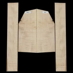 Flame Big Leaf Maple Back + Side Set - 012 - StewMac