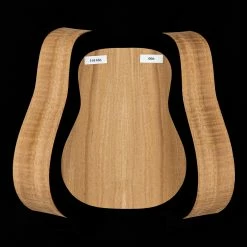 Figured Sapele Joined Back + Bent Side Set For Dreadnought Guitar - 006 - StewMac