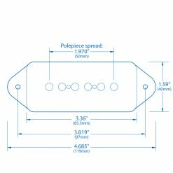 StewMac Parsons Street Dogear P-90 Pickups - StewMac -Strings + Accessories Shop 101717 specs