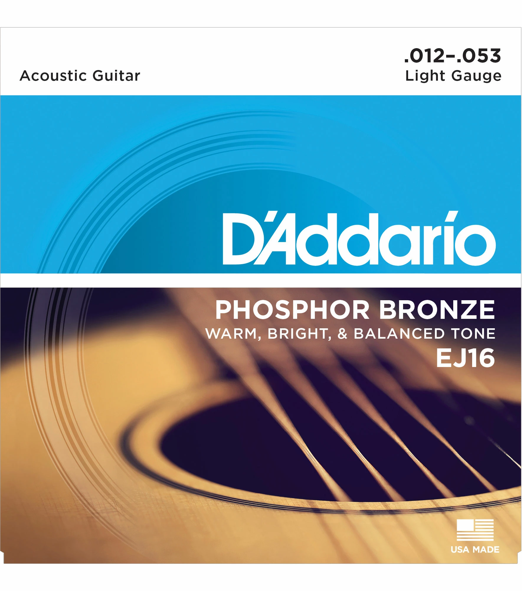 D'Addario Phosphor Bronze Wound Acoustic Guitar Strings - StewMac 2 D'Addario Phosphor Bronze Wound Acoustic Guitar Strings - StewMac - Image 2