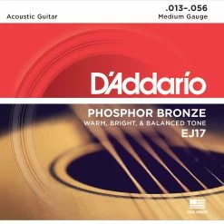 D'Addario Phosphor Bronze Wound Acoustic Guitar Strings, 25-pack - StewMac -Strings + Accessories Shop 10523 3 3000