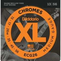 D'Addario Chromes Flat Wound Electric Guitar Strings - StewMac -Strings + Accessories Shop 10550 4 1800