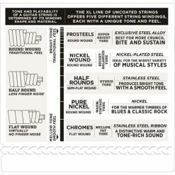 D'Addario Flatwound Chrome Bass Strings - StewMac -Strings + Accessories Shop 10821 4 440