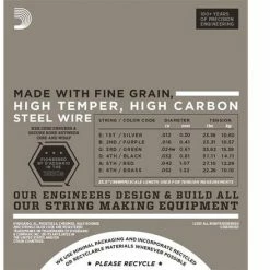 D'Addario XL Half Round Electric Guitar Strings - StewMac -Strings + Accessories Shop 10877 3 440