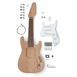 Mini S-Style Electric Guitar Kit - StewMac -Strings + Accessories Shop 12257 2 parts 3000