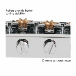 Golden Age Roller Bridge - StewMac 11 Golden Age Roller Bridge - StewMac -Strings + Accessories Shop 1275 5 closeup 2000px