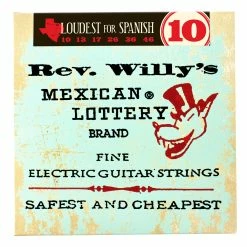 Dunlop Reverend Willy's Electric Guitar Strings - StewMac -Strings + Accessories Shop 1346 4 2000
