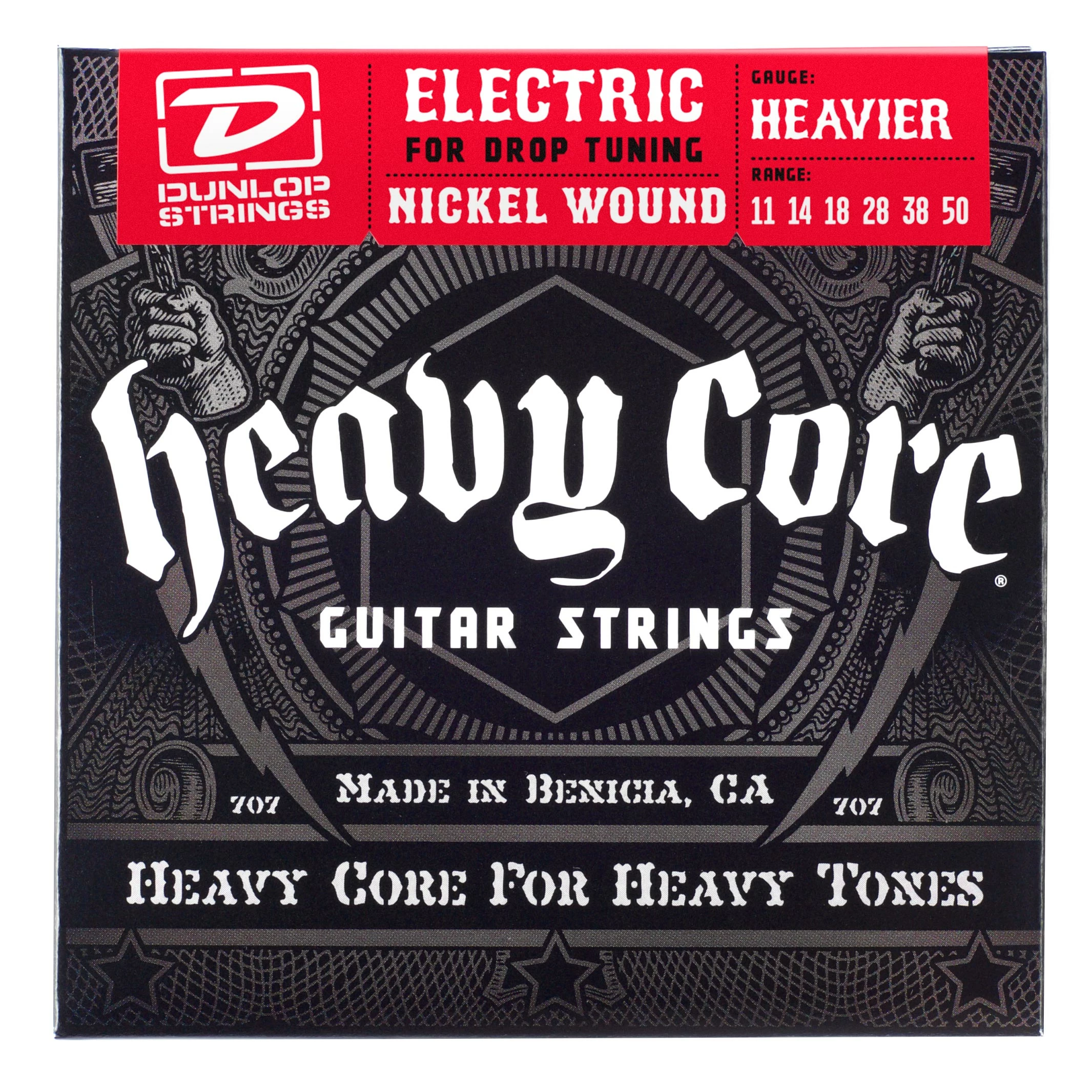 Dunlop Heavy Core Electric Guitar Strings - StewMac 2 Dunlop Heavy Core Electric Guitar Strings - StewMac - Image 2