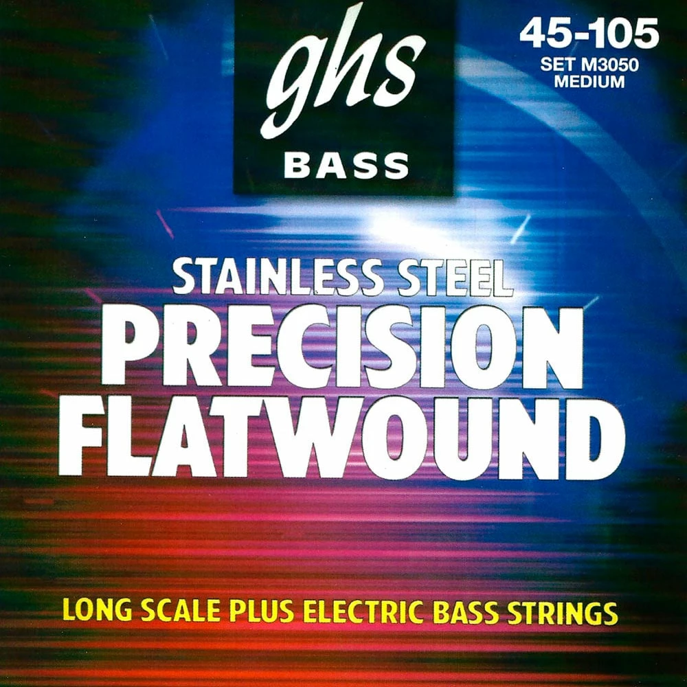 GHS 4-String Bass Precision Flatwound Strings - StewMac 1 GHS 4-String Bass Precision Flatwound Strings - StewMac