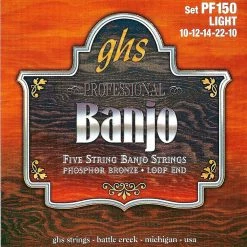 GHS Professional Five String Banjo Strings - StewMac
