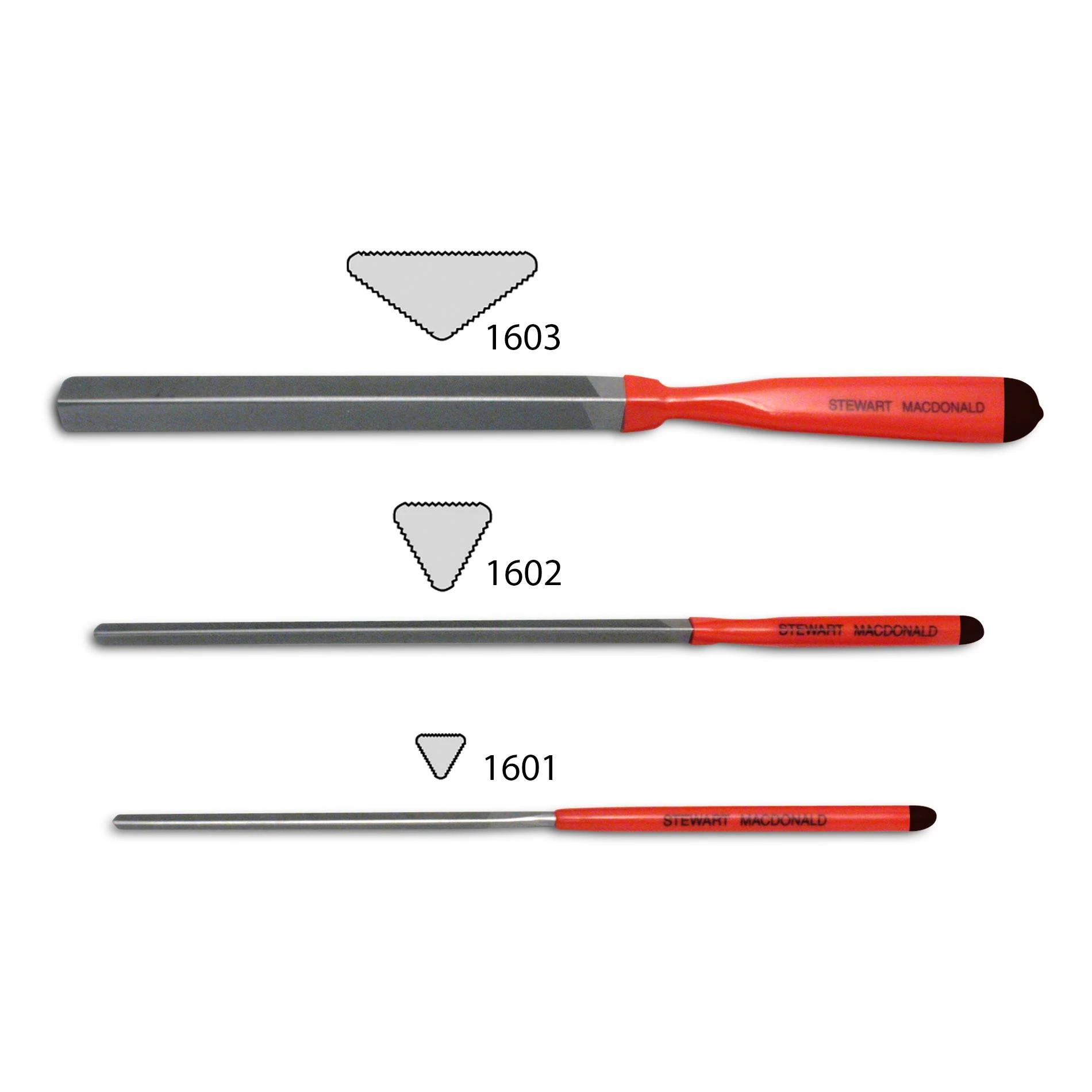 3-Corner Fret Dressing Files - StewMac 3 3-Corner Fret Dressing Files - StewMac - Image 3