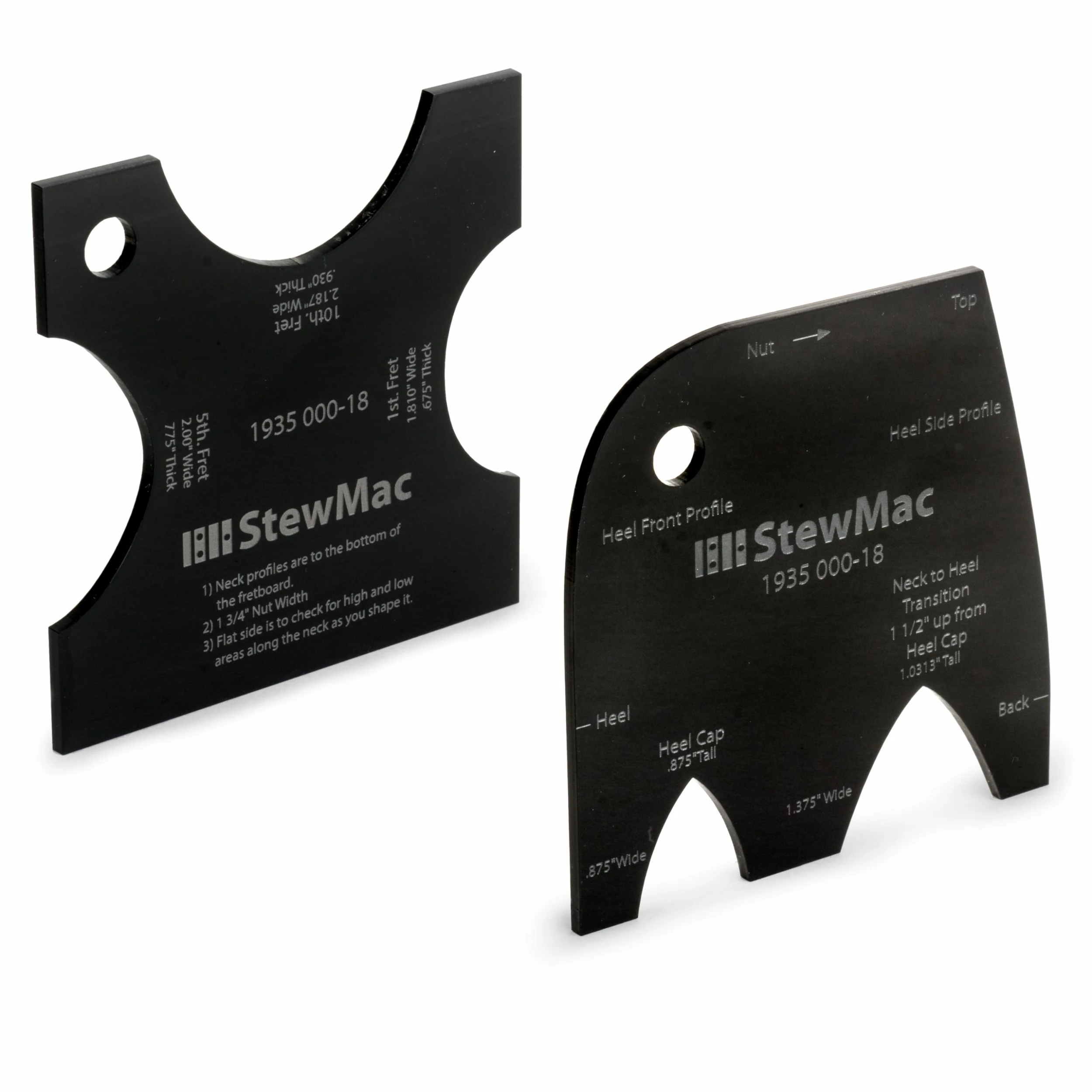 Neck Shaping Templates For Acoustic Guitar - StewMac 3 Neck Shaping Templates For Acoustic Guitar - StewMac - Image 3