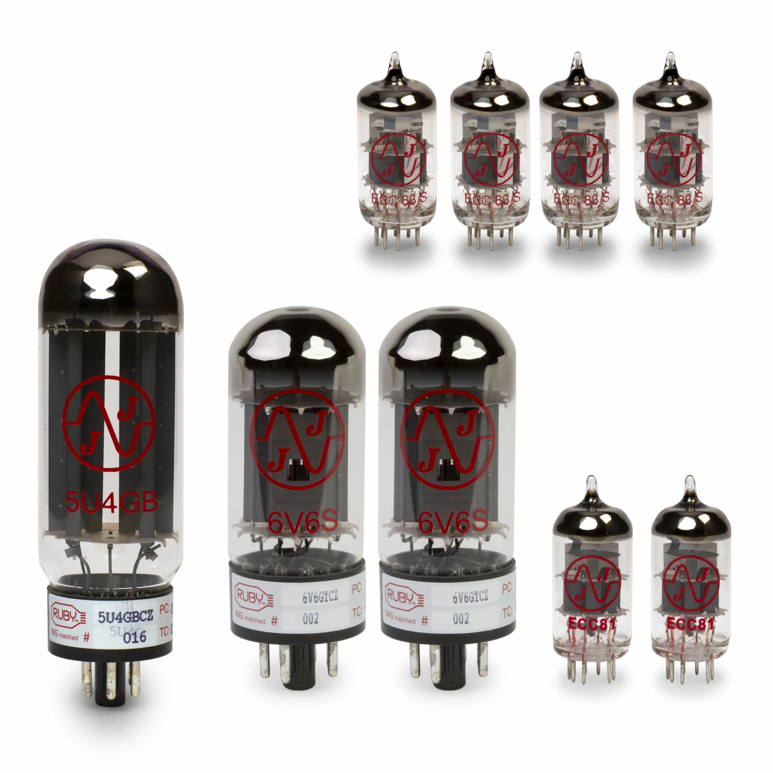 Fender Deluxe Reverb (Silver Panel) Tube Set With Matched Power Tubes - StewMac 1 Fender Deluxe Reverb (Silver Panel) Tube Set With Matched Power Tubes - StewMac