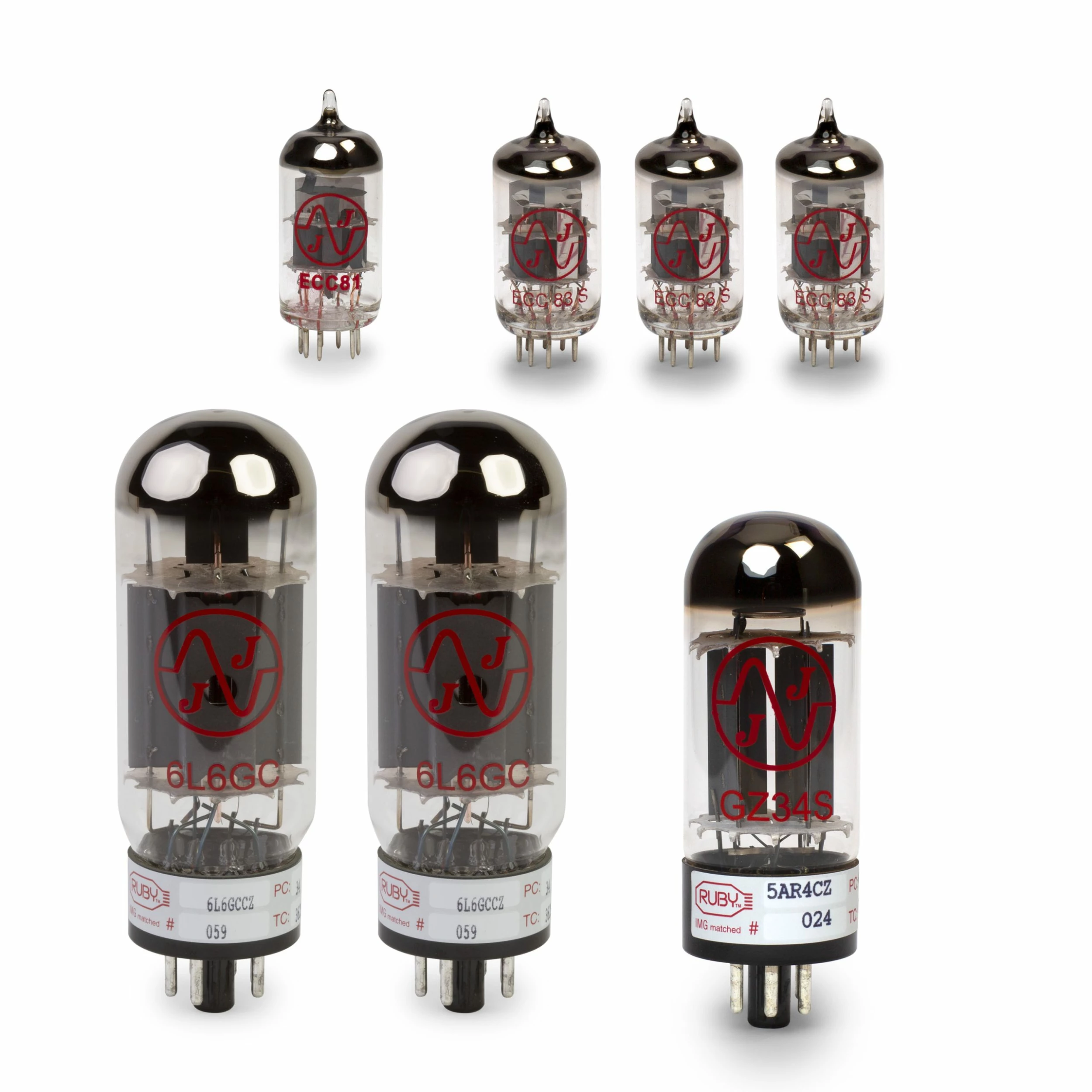 Fender Vibrosonic Tube Set With Matched Power Tubes - StewMac 1 Fender Vibrosonic Tube Set With Matched Power Tubes - StewMac