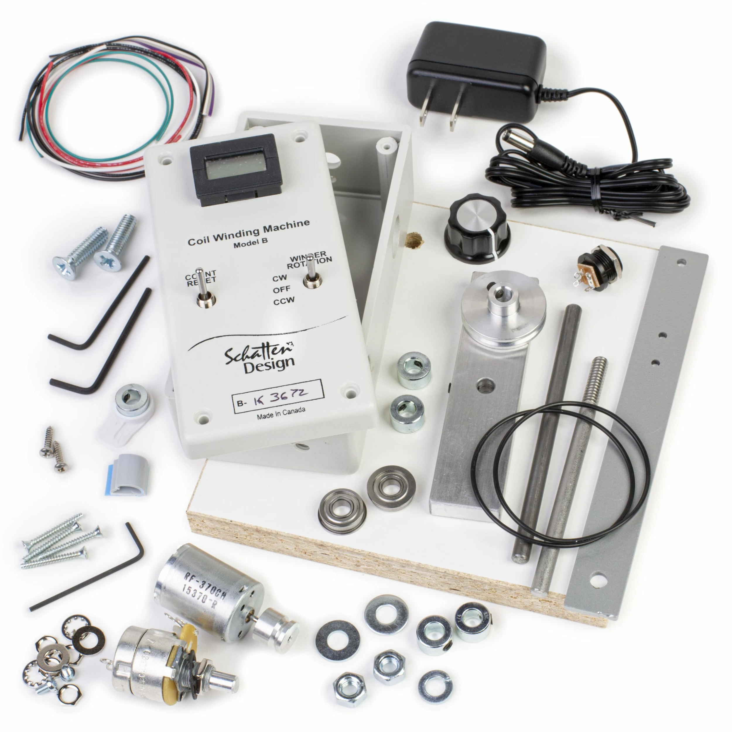 Build-Your-Own Pickup Winder, 110-volt - StewMac 1 Build-Your-Own Pickup Winder, 110-volt - StewMac