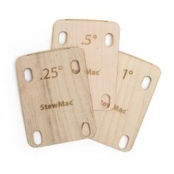 StewMac Neck Shims For Guitar - StewMac -Strings + Accessories Shop 2135 4 shapedset 2700