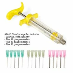 Glue Syringe - StewMac -Strings + Accessories Shop 3026 4 set with needlesand text updated 440