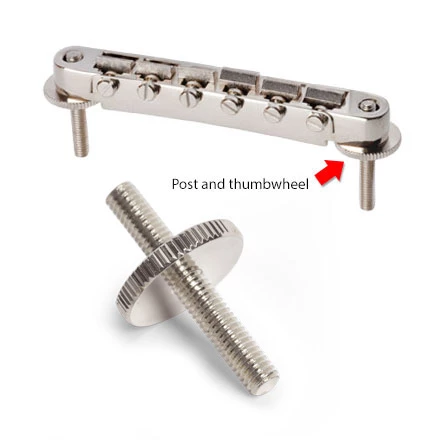 Posts/Thumbwheels For ABR-1 Tune-o-matic Bridges - StewMac 2 Posts/Thumbwheels For ABR-1 Tune-o-matic Bridges - StewMac - Image 2