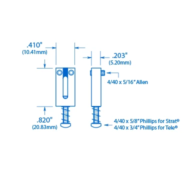 String Saver Classic Saddles - StewMac 3 String Saver Classic Saddles - StewMac - Image 3