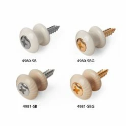 Waverly Guitar Strap Button - StewMac -Strings + Accessories Shop 4980 6 white and ivoroid