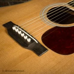 1933 Pre-war OM-28 Acoustic Guitar Kit With Torrefied Top - 008 - StewMac -Strings + Accessories Shop 5 d 28 detail 1 with caption so 6