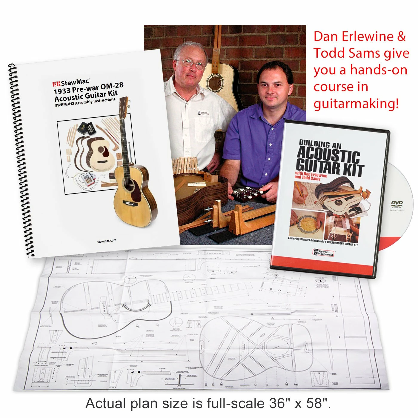 1933 Pre-war OM-28 Acoustic Guitar Kit - 168 - StewMac 5 1933 Pre-war OM-28 Acoustic Guitar Kit - 168 - StewMac - Image 5