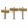 Compensated Bridge Saddles For Tele, Set Of 3 - StewMac