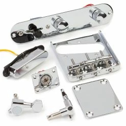 T-Style Electric Guitar Kit - StewMac -Strings + Accessories Shop 5282 6 metal parts spread 2020 3000