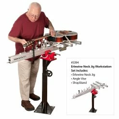 Erlewine ShopStand - StewMac -Strings + Accessories Shop 5390 3 shopstand with neck jig 3000