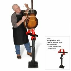 Erlewine ShopStand - StewMac -Strings + Accessories Shop 5390 4 shopstand and vise set 2300