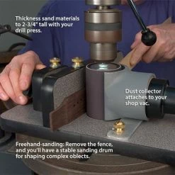 Luthier's Friend Sanding Station - StewMac -Strings + Accessories Shop 5660 4 inuse