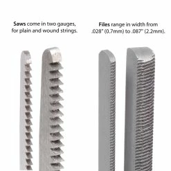 Bridge Pin Hole Slotting Saws + Files - StewMac -Strings + Accessories Shop 5803 4 2500