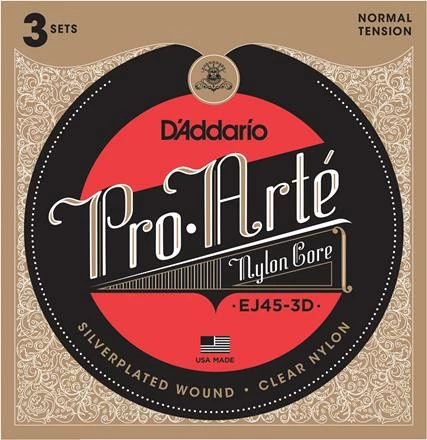 D'Addario Pro Arte Classical Guitar Strings 3 Pack - StewMac 1 D'Addario Pro Arte Classical Guitar Strings 3 Pack - StewMac