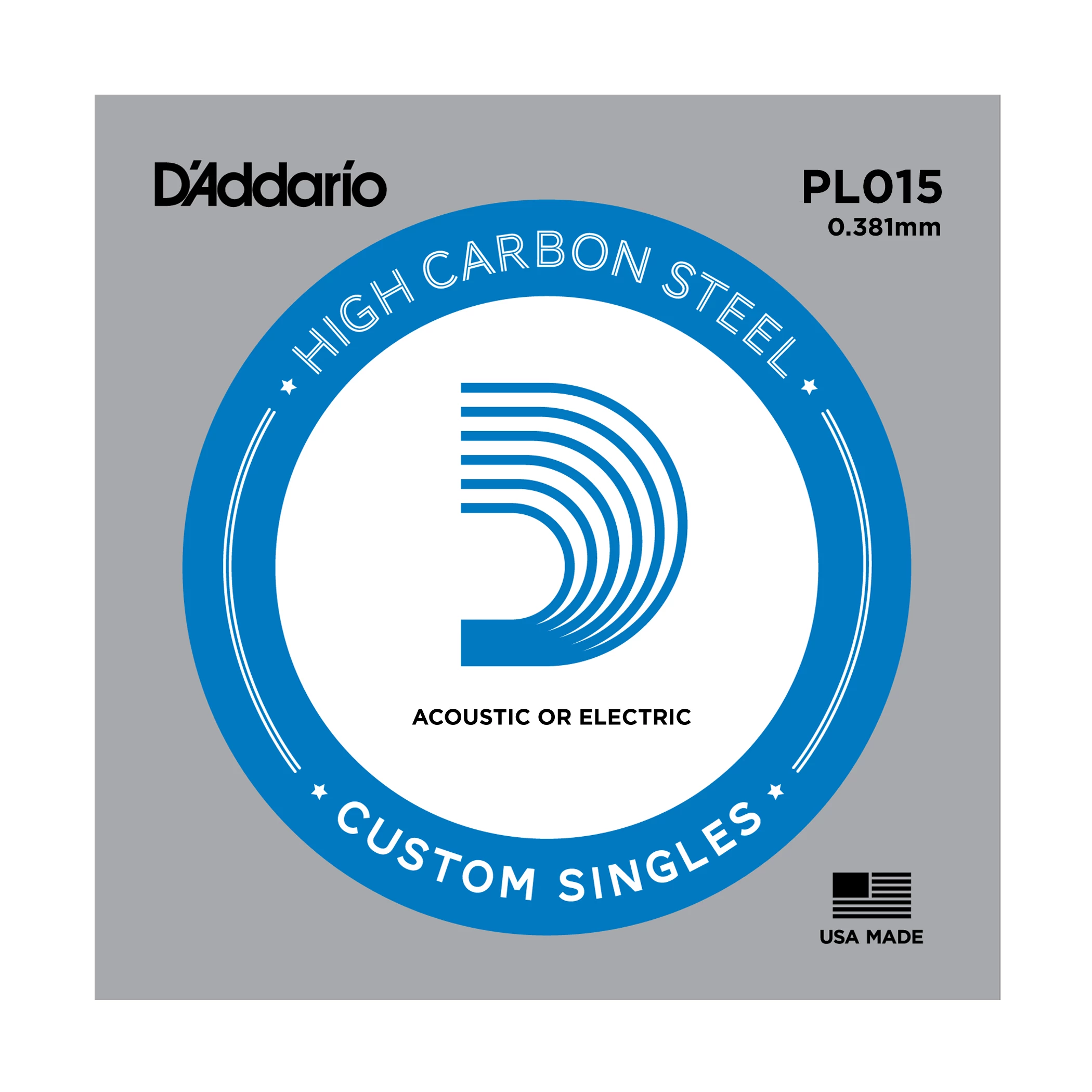 D'Addario Single Electric Guitar Strings - StewMac 1 D'Addario Single Electric Guitar Strings - StewMac
