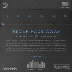 D'Addario XT 80/20 Bronze Wound Acoustic Guitar Strings - StewMac -Strings + Accessories Shop daddario xt 80 20 bronze wound acoustic guitar strings 72395