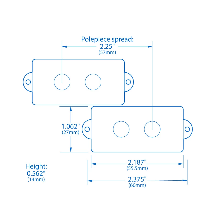 StewMac Fat Pole Pickups For P-Bass - StewMac 2 StewMac Fat Pole Pickups For P-Bass - StewMac - Image 2