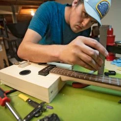 Cigar Box Guitar Kit - StewMac -Strings + Accessories Shop m007232 4 cigar box build grant 25003