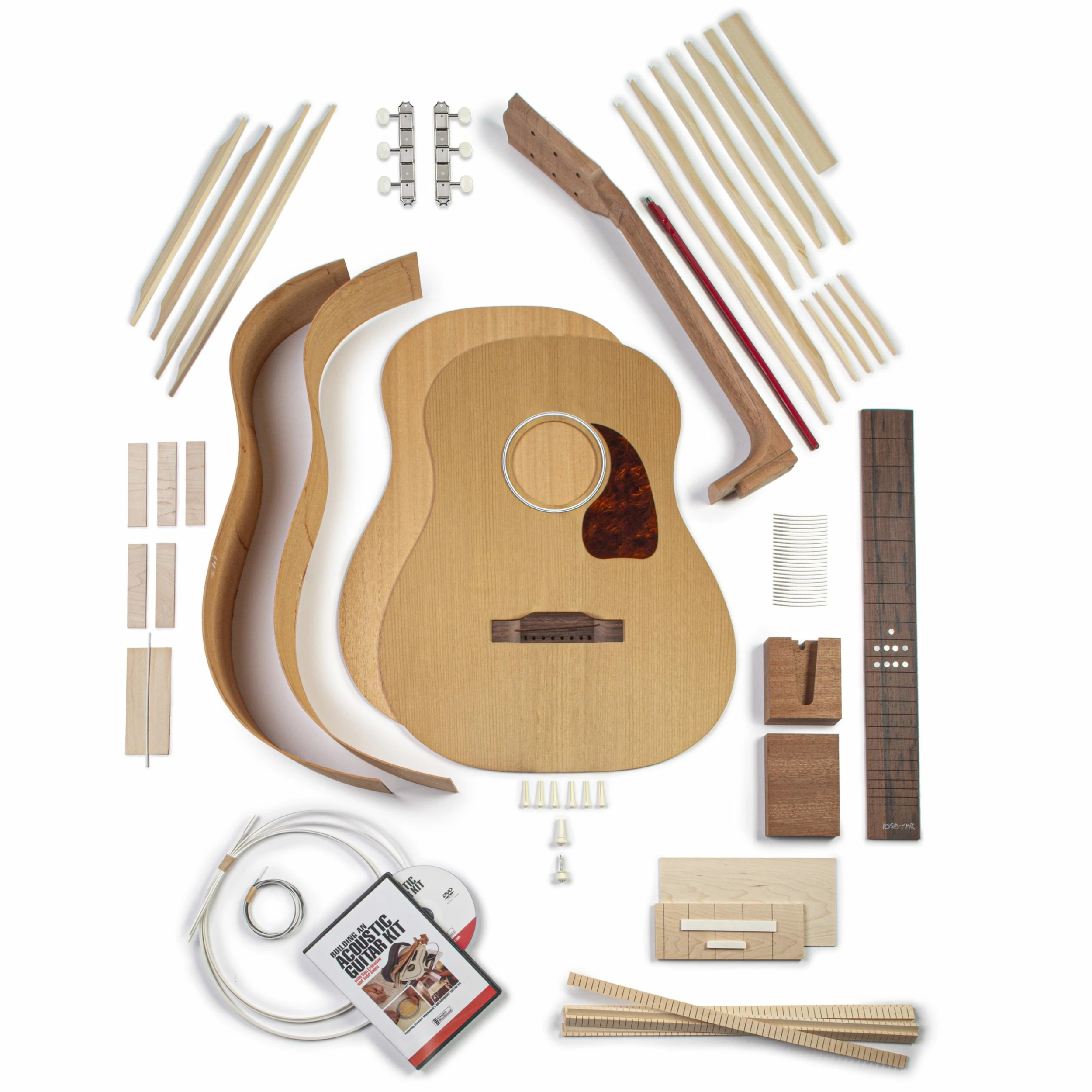 Jumbo-45 Acoustic Guitar Kit With Torrefied Red Spruce And Mahogany - 074 - StewMac 4 Jumbo-45 Acoustic Guitar Kit With Torrefied Red Spruce And Mahogany - 074 - StewMac - Image 4