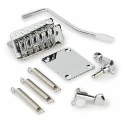 Offset Trem Electric Guitar Kit - StewMac -Strings + Accessories Shop m008118 4 metal details on white so
