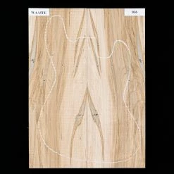 Flame Ambrosia Maple Carved Top For Electric - 016 - StewMac