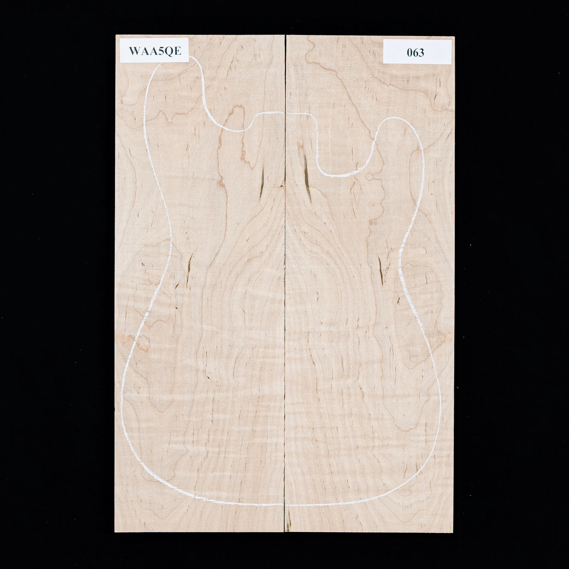 Flame Ambrosia Maple Laminated Top - 063 - StewMac 1 Flame Ambrosia Maple Laminated Top - 063 - StewMac