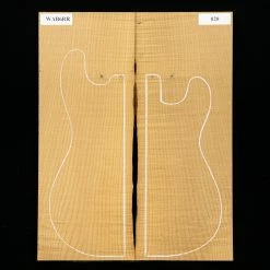 High-Flame Bigleaf Maple Torrefied Laminated Top, Sanded - 020 - StewMac