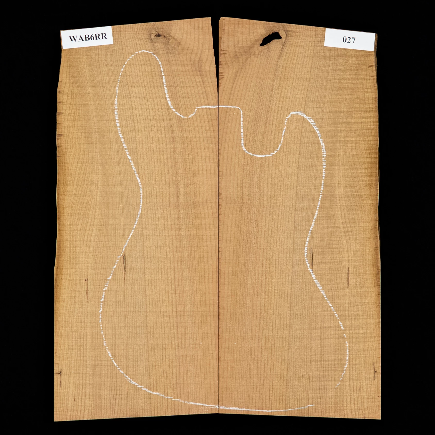 High-Flame Bigleaf Maple Torrefied Laminated Top - 027 - StewMac 1 High-Flame Bigleaf Maple Torrefied Laminated Top - 027 - StewMac