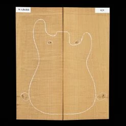 High-Flame Bigleaf Maple Torrefied Laminated Top - 029 - StewMac