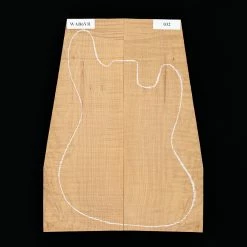 High-Flame Bigleaf Maple Torrefied Carved Top - 032 - StewMac