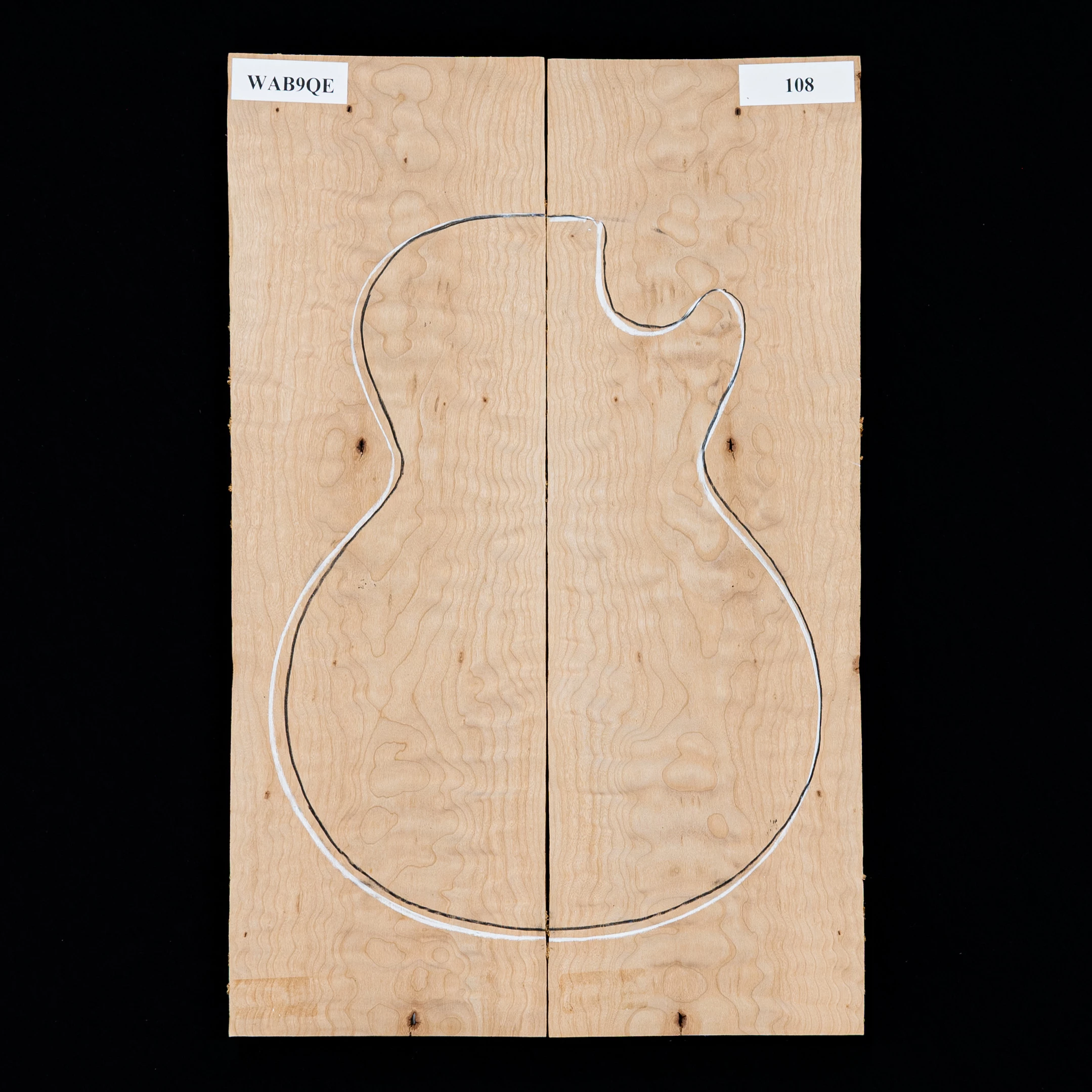Quilted Bigleaf Maple Laminated Top - 108 - StewMac 1 Quilted Bigleaf Maple Laminated Top - 108 - StewMac